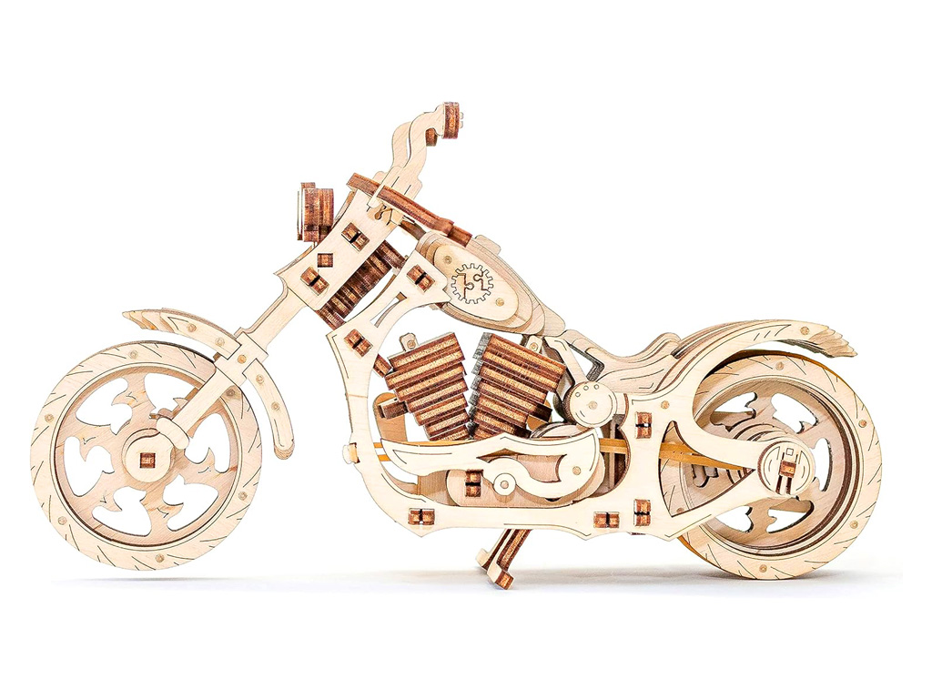 激光切割3D木制摩托車(chē)項(xiàng)目