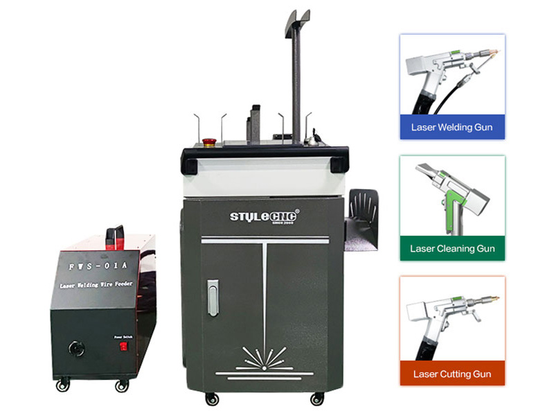 三合一手持式激光焊接、清洗、切割機